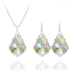 Parure en Cristal et Argent Parure Éclair Baroque en Argent et Cristal Paradise Shine