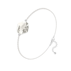 Bracelet en Cristal et Argent Bracelet Cosmic en Argent et Cristal Silver Shade