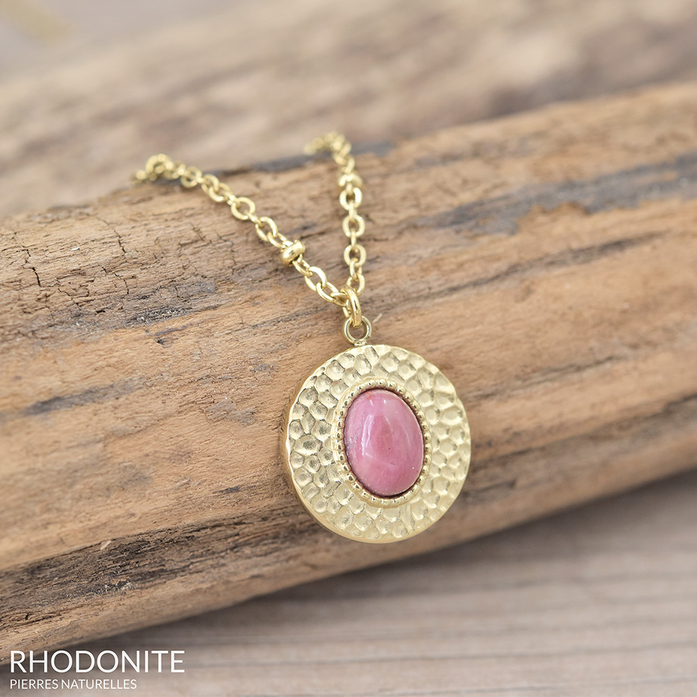 Collier Pour Femme ISIS – Modèle Doré Avec Pierres Vertes – Neuf Avec étiquettes, Dans Sa Boîte D'origine